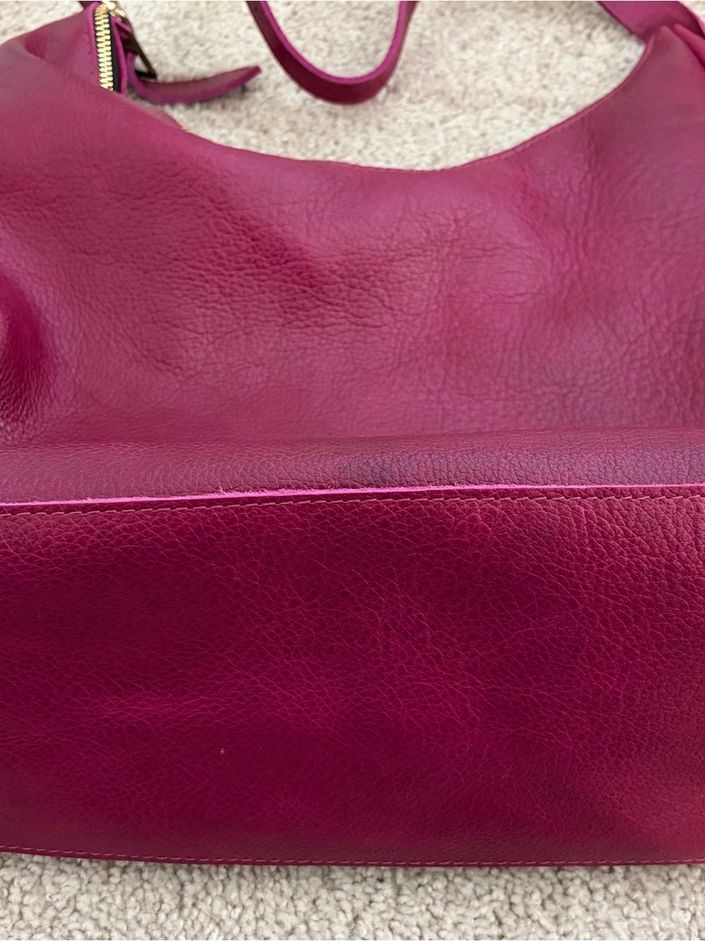 Portland Leather Goods Oversized Aspen shoulder bag in Orchid - Picture 2 of 3